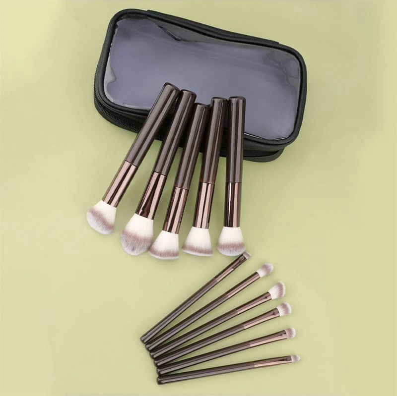 Technique PRO Chocolate Bronze Make-up-Pinselset – 11-teilig