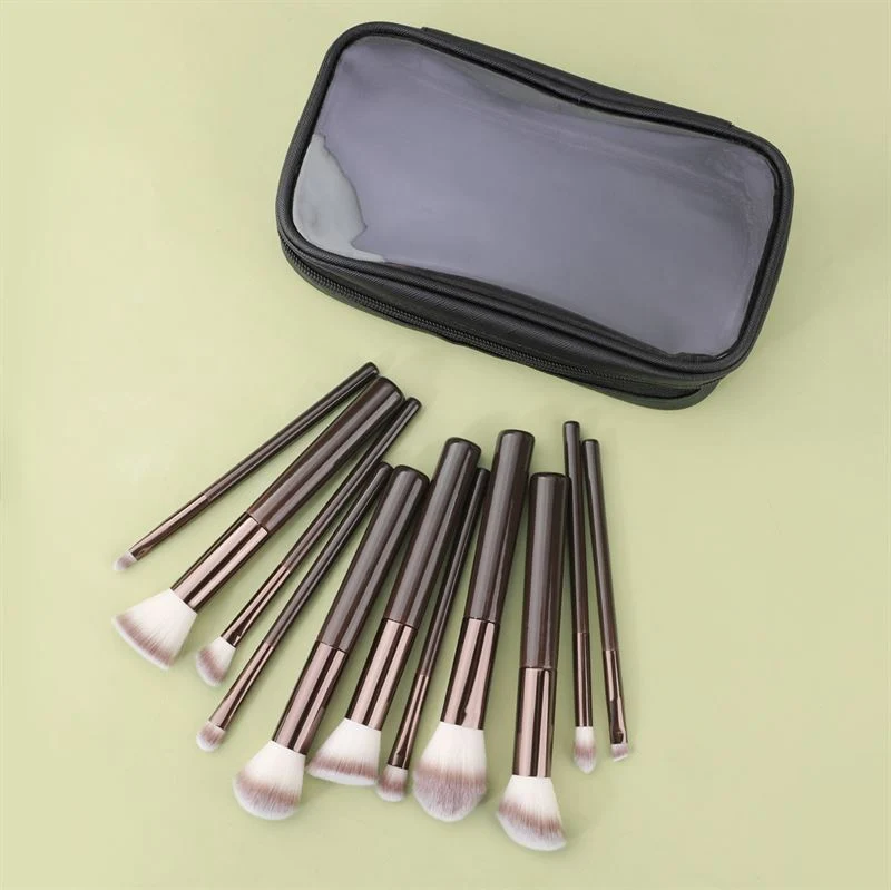 Technique PRO Chocolate Bronze Make-up-Pinselset – 11-teilig