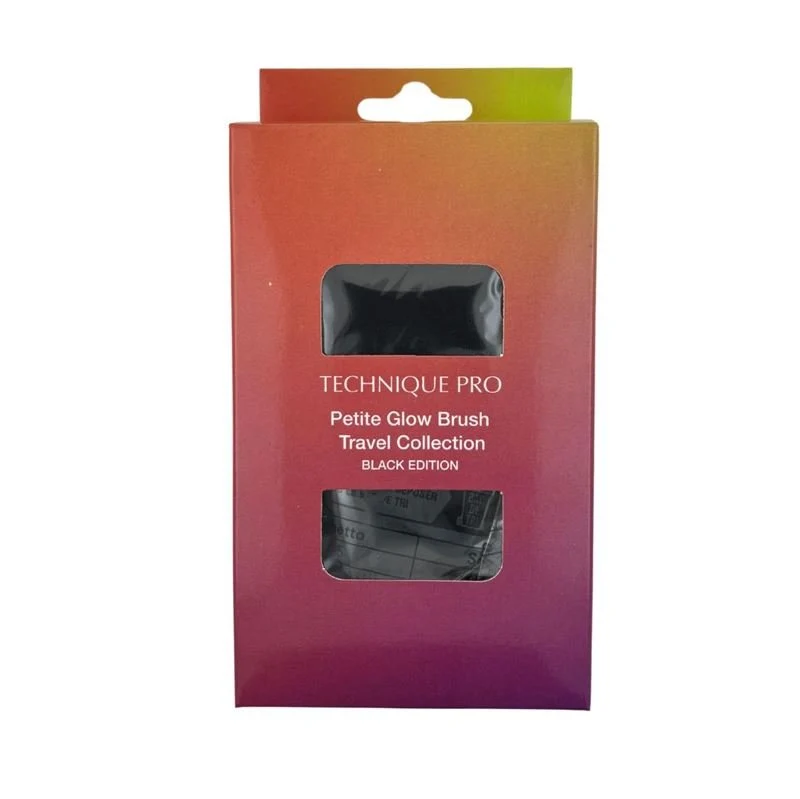 Technique PRO Petite Glow Brush Reiseset - Schwarz