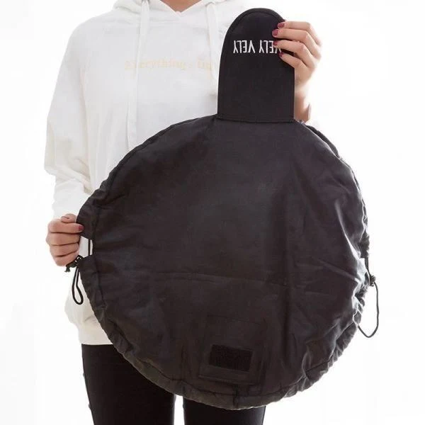 Make-up Reisetasche – Schwarz, zum Aufklappen