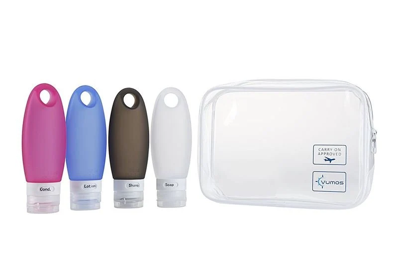 Silikon Reiseflaschen Set – 4 x 90 ml