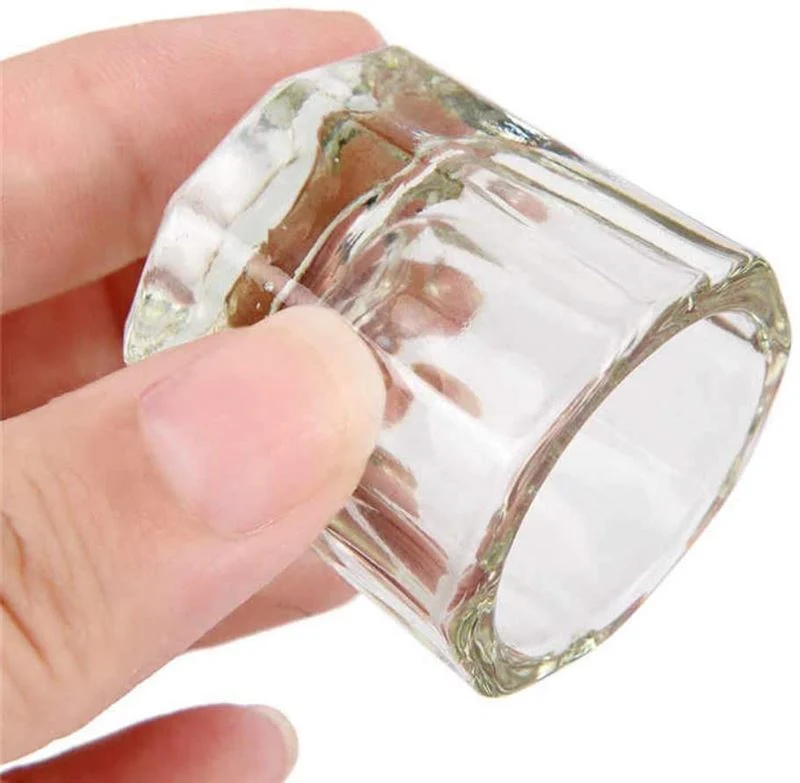 Mischglas – klar – Für Augenbrauenfarbe & Nail Art