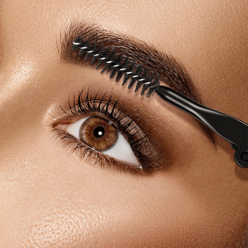 Wimpern- & Augenbrauenbürsten Set – 4er Pack faltbar