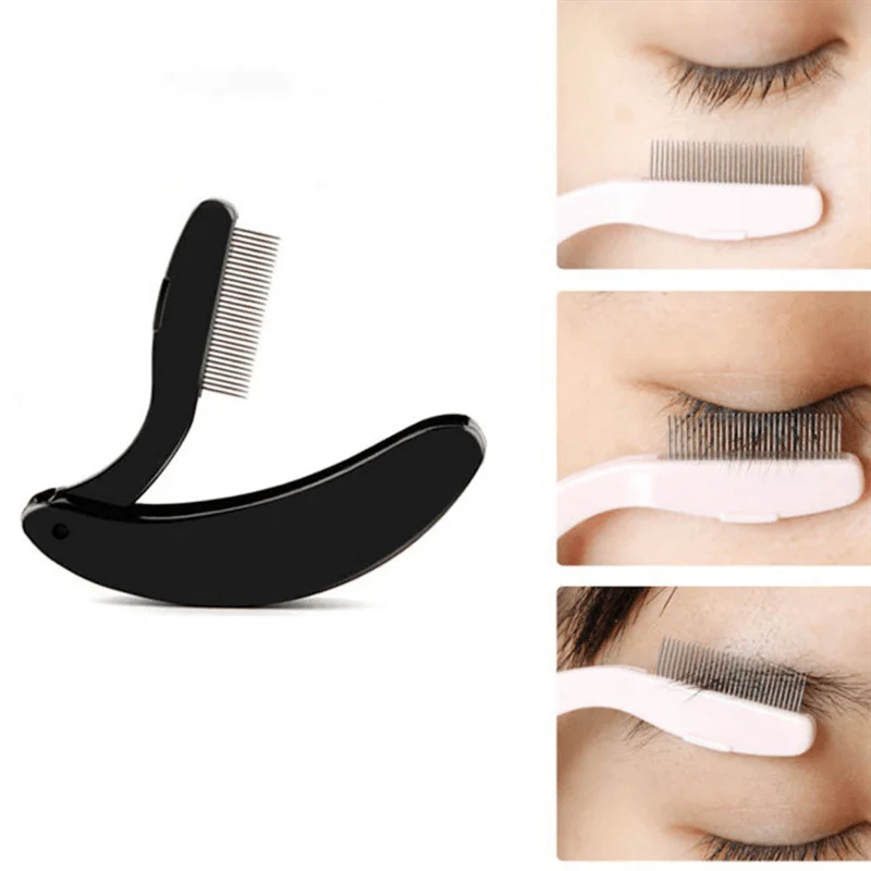 Wimpern- & Augenbrauenbürsten Set – 4er Pack faltbar