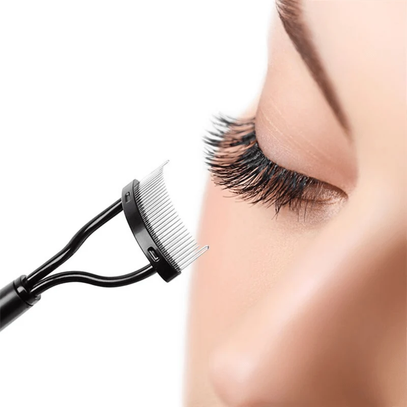Wimpern- & Augenbrauenbürsten Set – 4er Pack faltbar