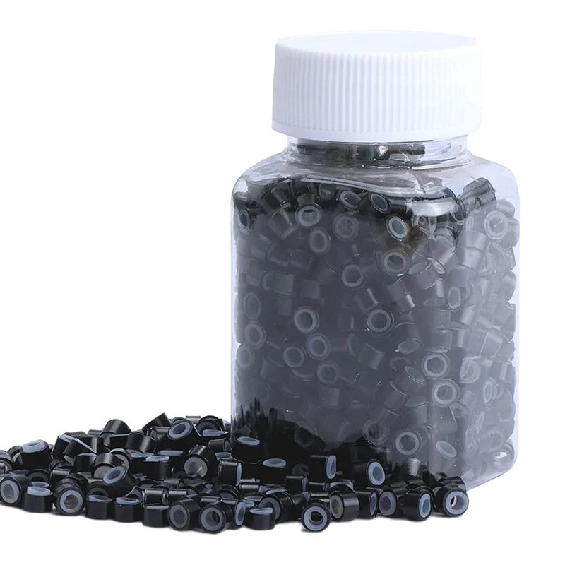 Microringe für Haarverlängerung – Schwarz 500er Pack