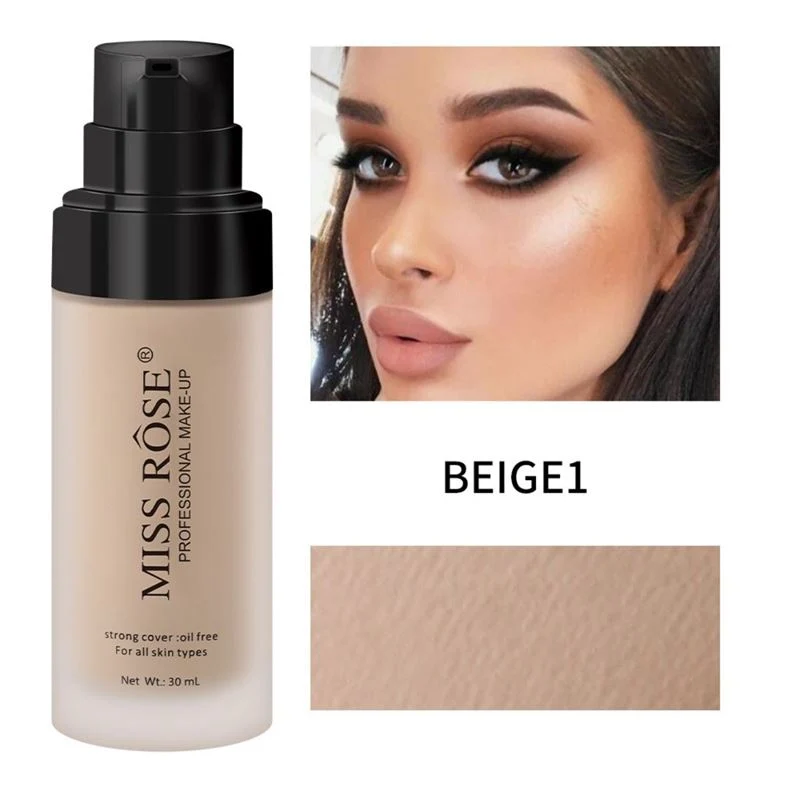 Miss Rose Foundation – beige 1 (30 ml)