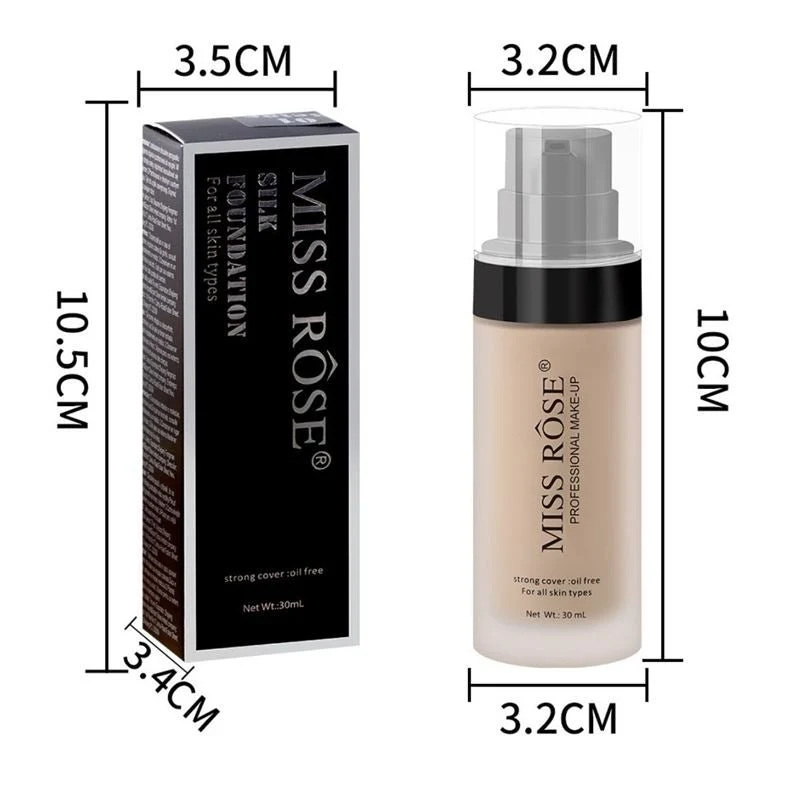 Miss Rose Foundation – beige 1 (30 ml)
