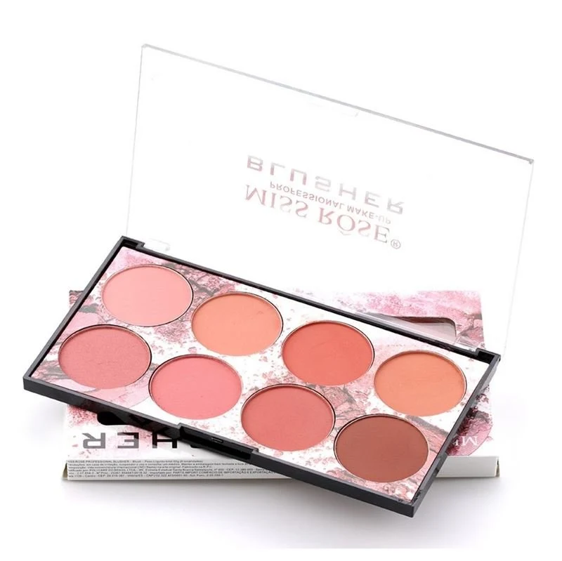 Matte Rouge Palette – Miss Rose Professional – 8 Farben
