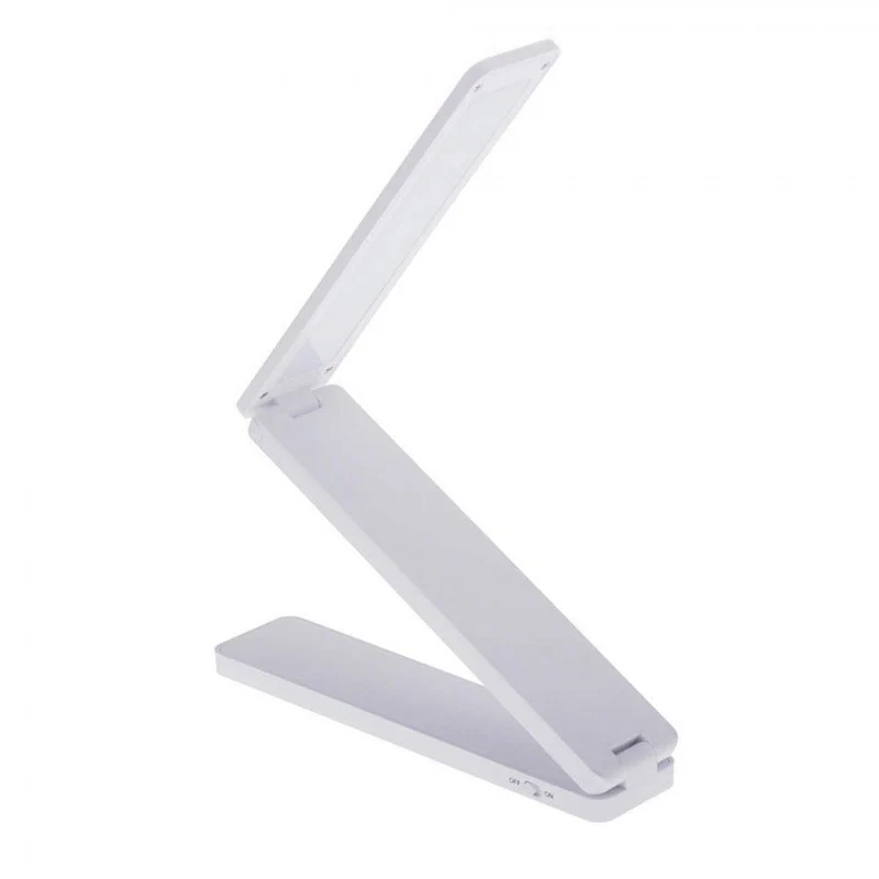 Batteriebetriebene LED-Lampe - Faltbare Schreibtischlampe - Weiß