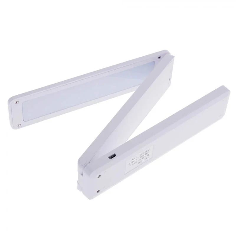 Batteriebetriebene LED-Lampe - Faltbare Schreibtischlampe - Weiß