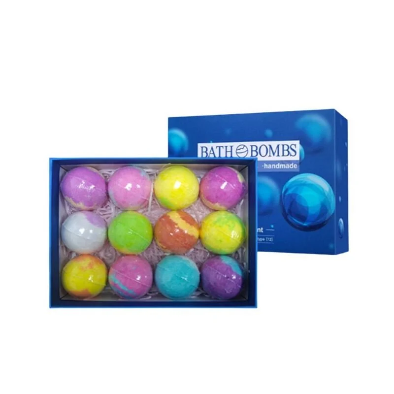 Badebomben Geschenkset mit 12 Badebomben