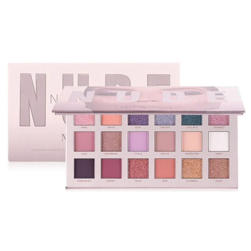 Miss Rose New Nude Lidschatten-Palette, Lidschatten – Chroma
