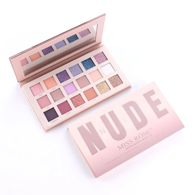 Miss Rose New Nude Lidschatten-Palette, Lidschatten – Chroma
