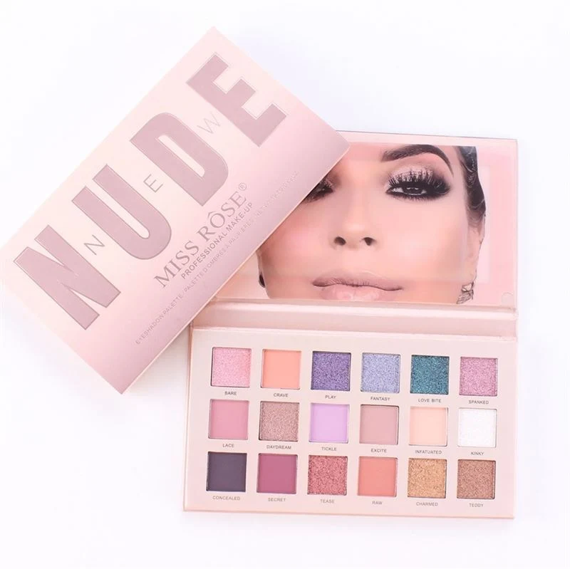 Miss Rose New Nude Lidschatten-Palette, Lidschatten – Chroma