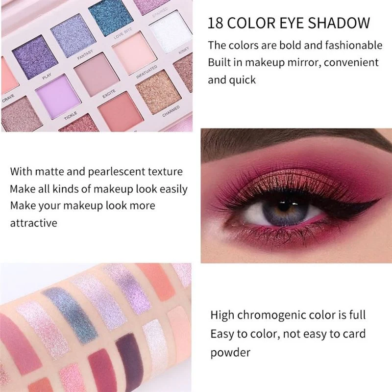 Miss Rose New Nude Lidschatten-Palette, Lidschatten – Chroma