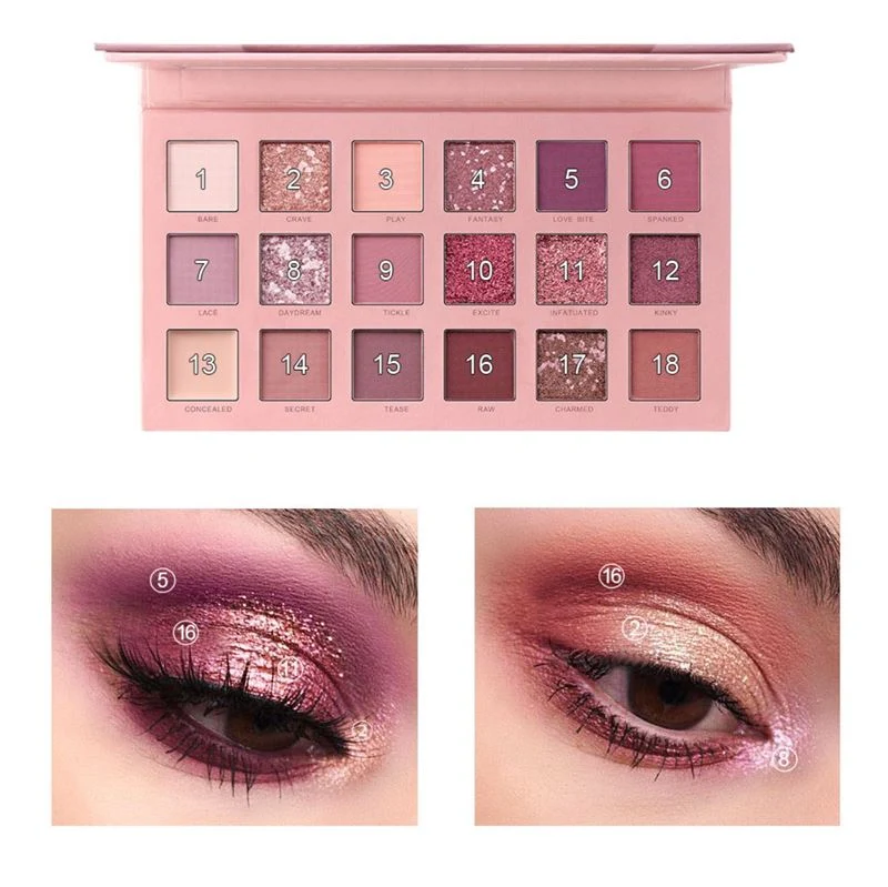 Miss Rose Lidschatten-Palette – nude Sunset Desert
