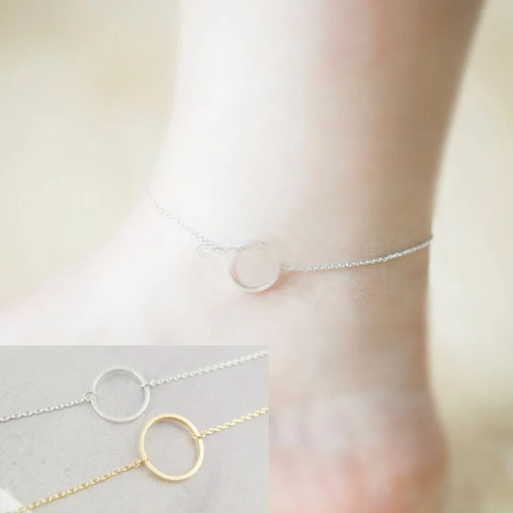 Fußkette mit Ring – Zartes Design
