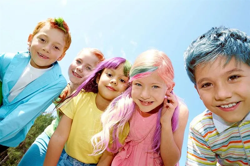 Haarkreide Stifte – 12er Set mit Regenbogenfarben