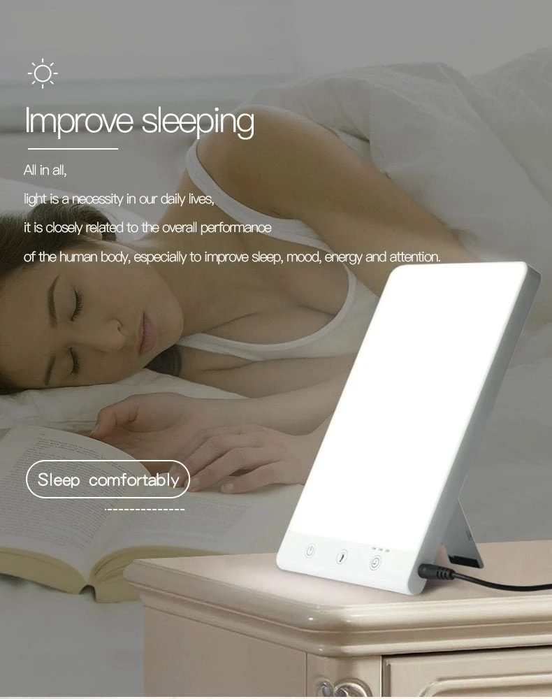Lichttherapielampe 10.000 Lux LED