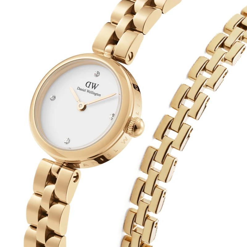 DW COMBO Elan Goldfarbenes Damen Geschenkset DW00590022