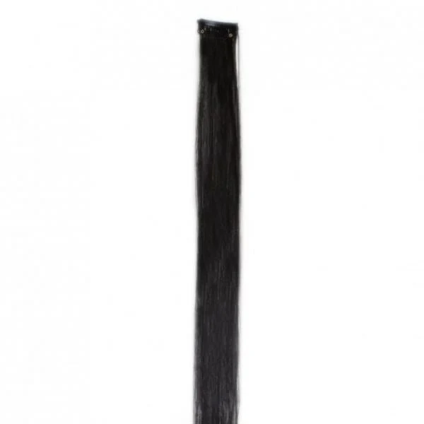 Clip-in-Extension Crazy Colour, Schwarz, 50 cm