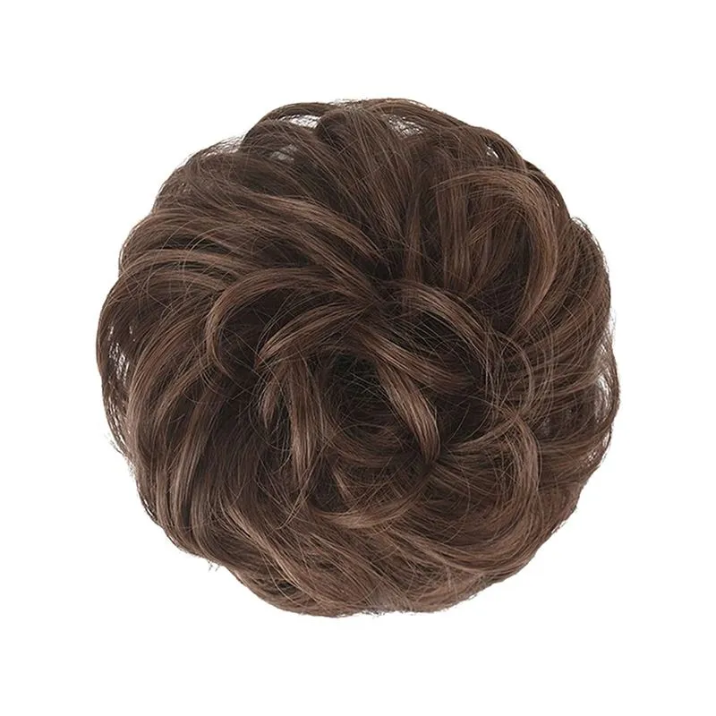 Dutt Haarteil Messy Curly – Aschbraun #8