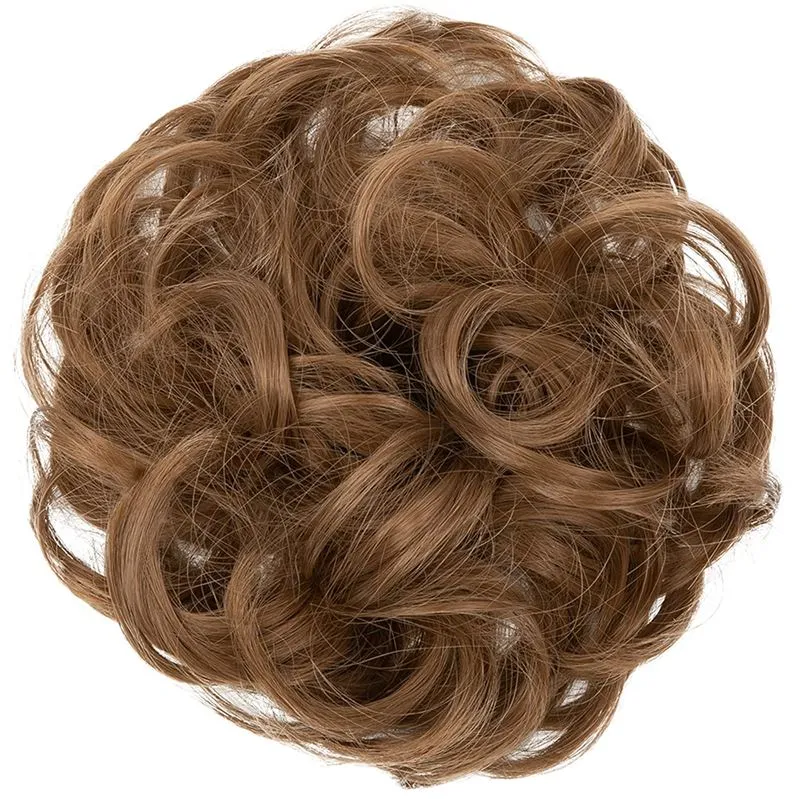 Dutt-Haarteil – Messy Curly – Hellgoldbraun
