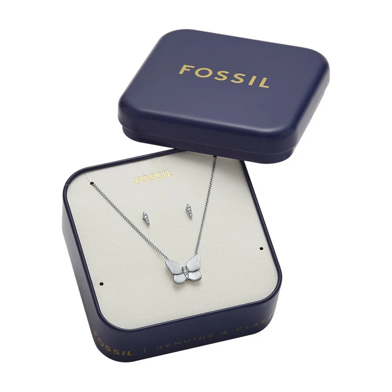 Fossil Sutton Silbernes Geschenkset JF04935SET