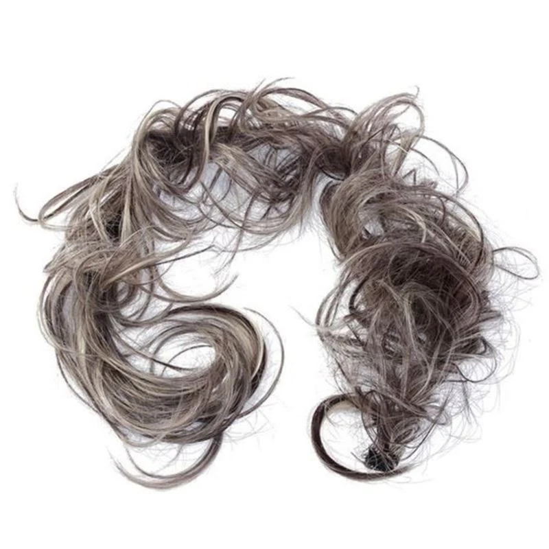 Messy Dutt Haargummi – Braun/blond Mix