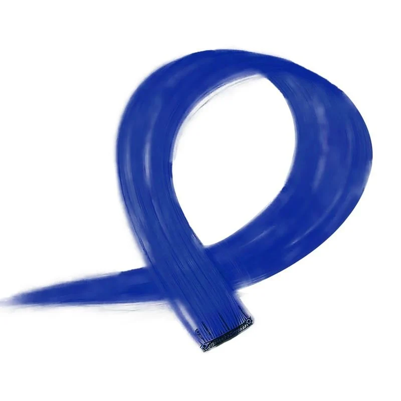 Clip-in Haarverlängerung Kobaltblau 50 cm