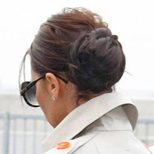 Haar-Donut für Duttfrisuren – Braun – 7 cm