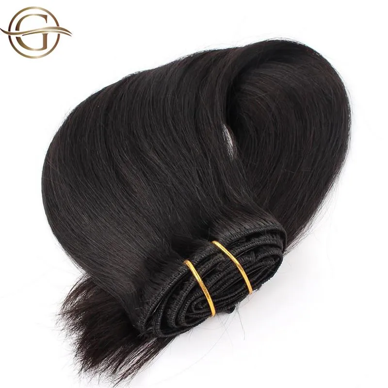 Pferdeschwanz-Haarverlängerung Clip-in Set – 60 cm – Schwarz