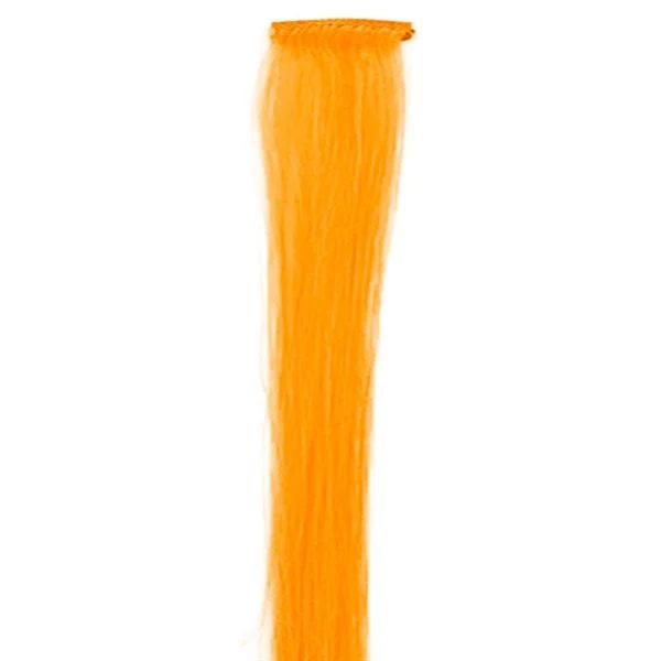 Clip-in-Haarverlängerung in Orange, 50 cm