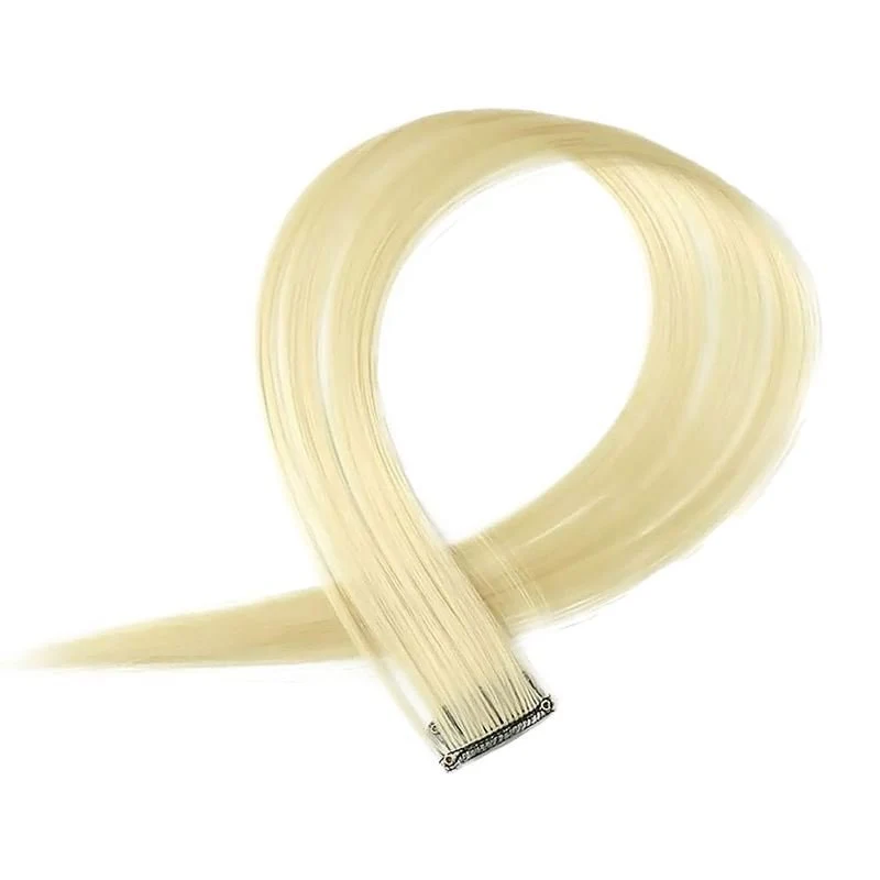 Clip-in-Extension blond, 50 cm, Crazy Colour Clip On