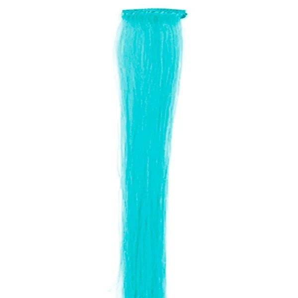 Clip in Haarverlängerung, Blau, 50 cm