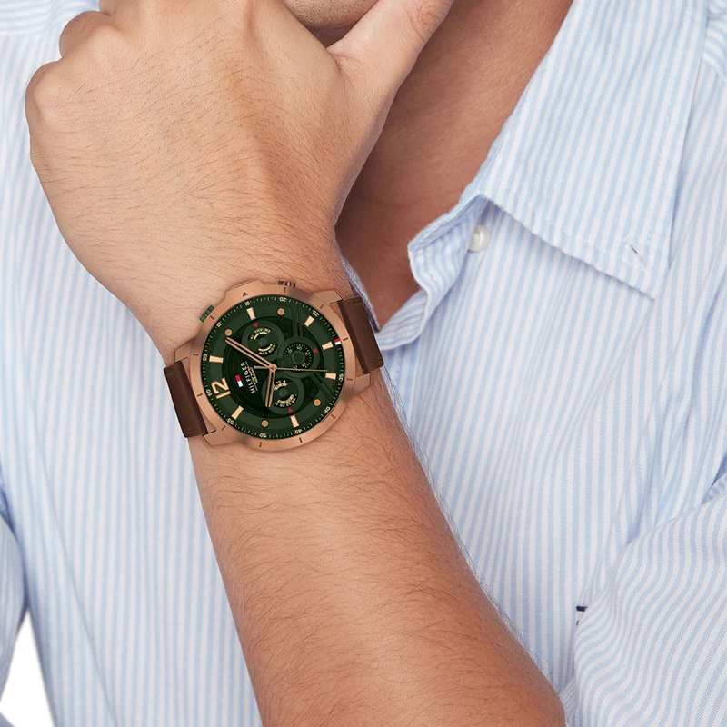 Tommy Hilfiger Brown Men's Watch TH1792207
