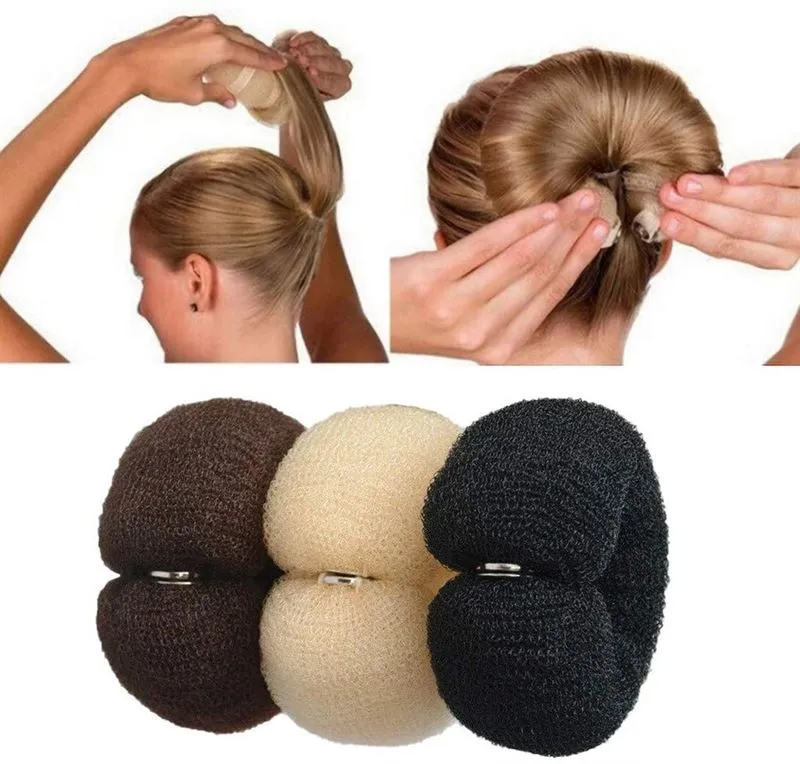 Duttformer – Schwarz, Braun, blond – 17 cm