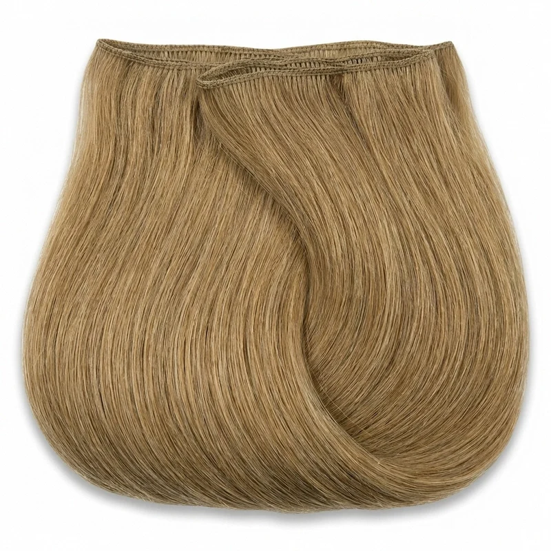 Haarverlängerung Weft – Mittelblond 50 cm