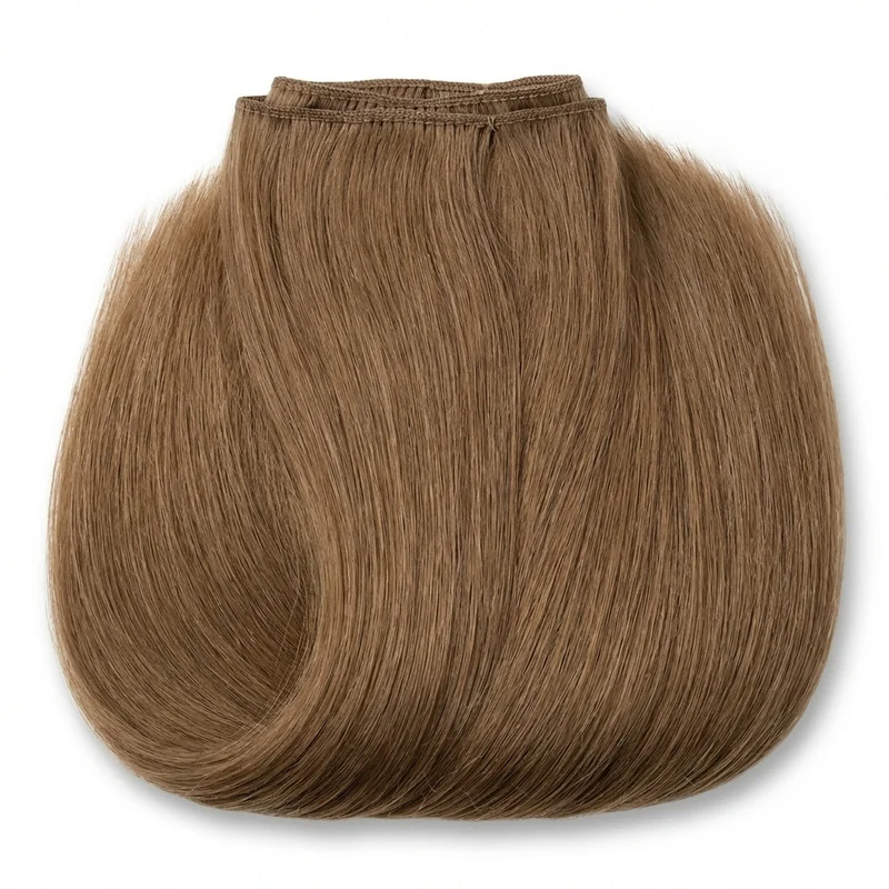Haarverlängerung Tresse – Hellbraun 50 cm