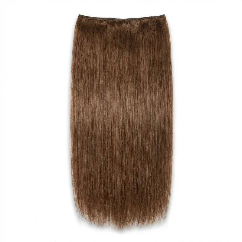 Haarverlängerung Tresse – Hellbraun 50 cm