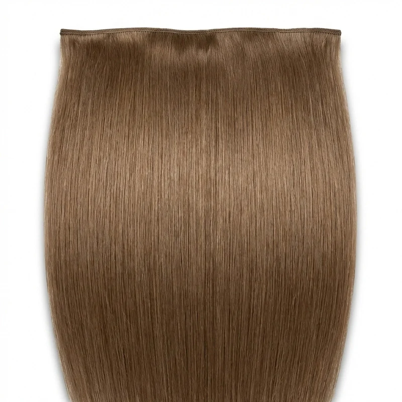 Haarverlängerung Tresse – Hellbraun 50 cm