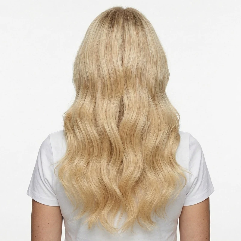 Haarverlängerung Tresse – blond 613 – 50 cm