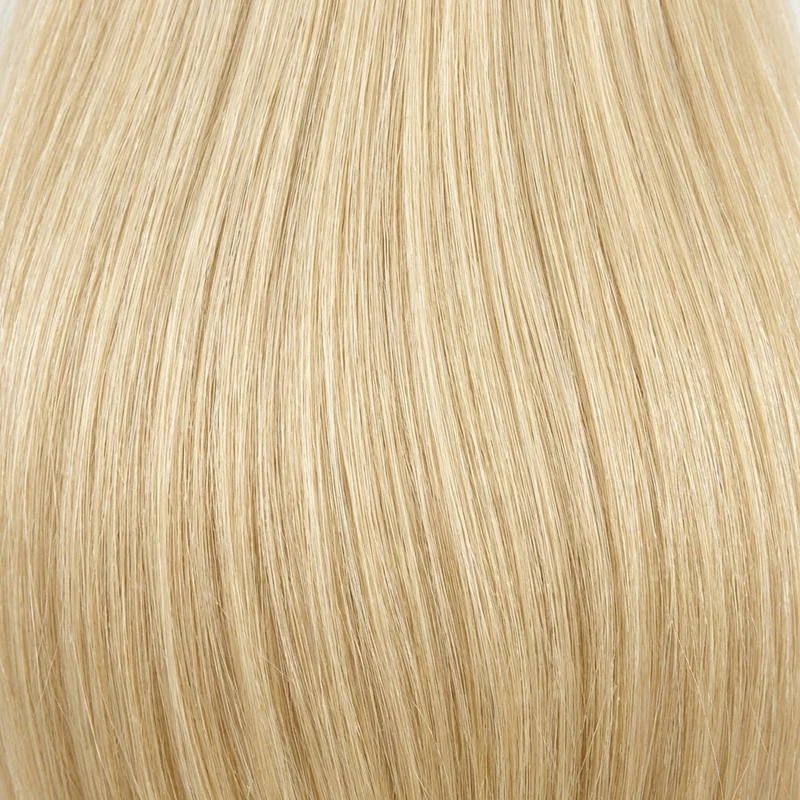 Haarverlängerung – Platin blond 50 cm