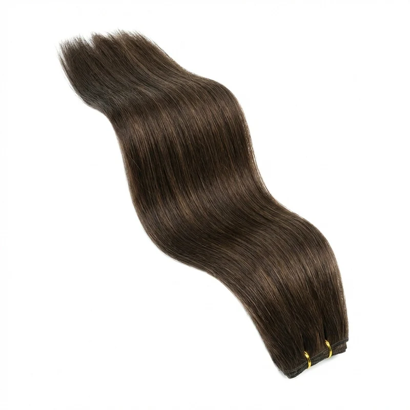 Haarverlängerung Weft – 50 cm Braun