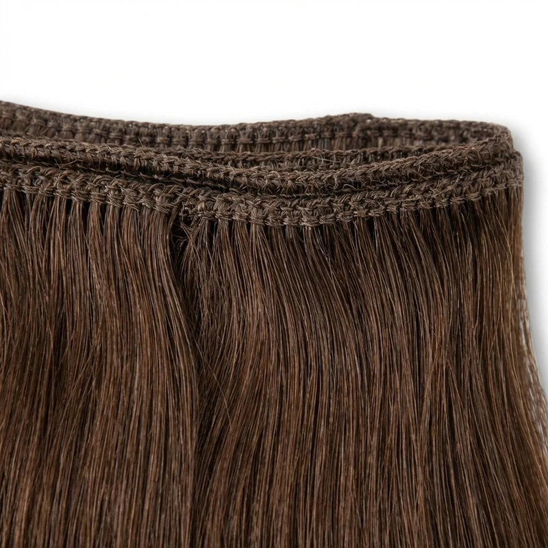 Haarverlängerung Weft – 50 cm Braun