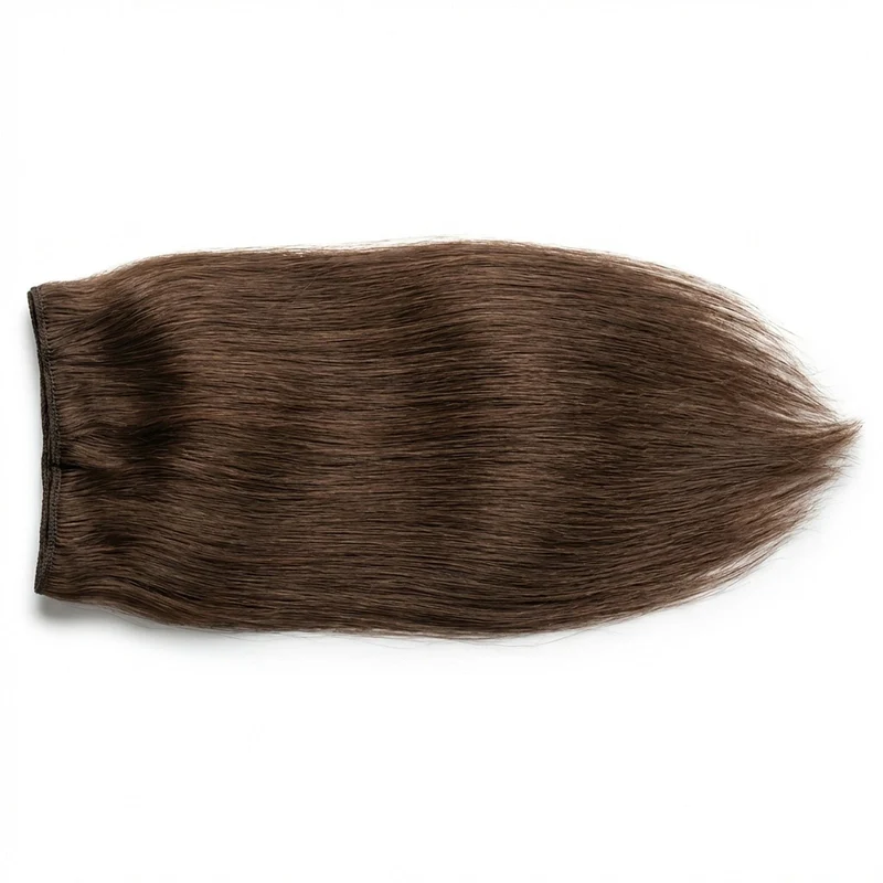 Haarverlängerung Weft – 50 cm Braun