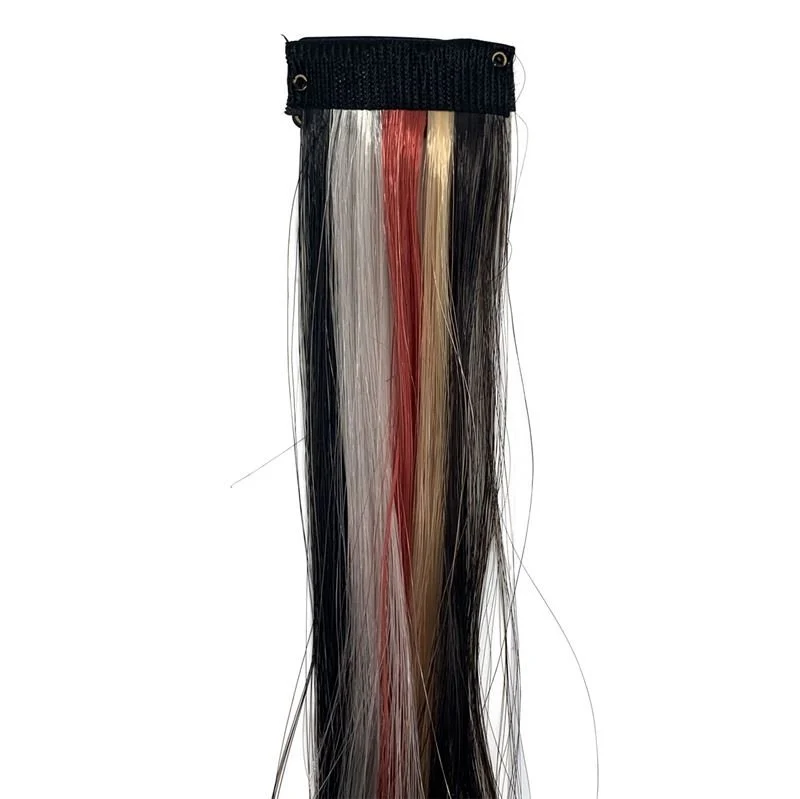 Clip-in Farbsträhne – Crazy Color Multimix 50 cm