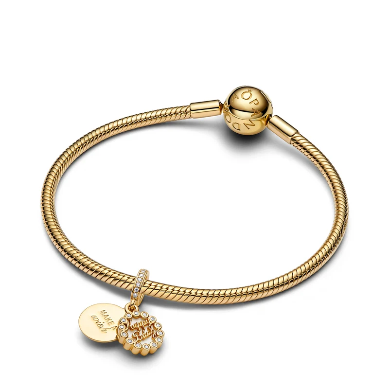 Pandora Moments Gold Plated Charm 763787C01