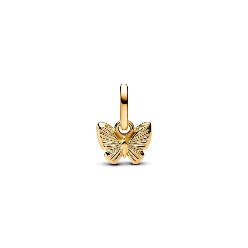 Pandora ME Gold Plated Blue Butterfly Mini Dangle Charm 763825C01